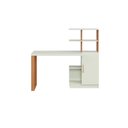 Ver imagem 4 de Escrivaninha Mesa Escritório 100% MDF 135cm Industrial Freijo e Off White Branco