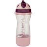 Garrafa Infantil com Porta Biscoito 240ML Clingo ROSE - 3
