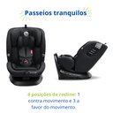 Ver imagem 3 de Cadeirinha Cadeira Bebê I-size Isofix Reclinavel Gira 360° Fisher Price