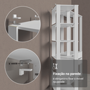 Ver imagem 6 de Guarda-Roupa Closet Modulado 5 Prateleiras 59cm Valencia Madesa