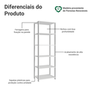 Ver imagem 5 de Guarda-Roupa Closet Modulado 5 Prateleiras 59cm Valencia Madesa