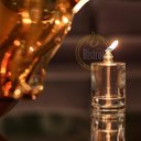 Ver imagem 2 de Kit 2 Lamparinas Decorativa Cilíndrica Incol. + 500ml Fluido