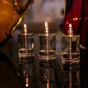 Ver imagem 5 de Kit 2 Lamparinas Decorativa Cilíndrica Incol. + 500ml Fluido