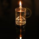 Ver imagem 3 de Kit 2 Lamparinas Decorativa Cilíndrica Incol. + 500ml Fluido