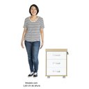 Ver imagem 7 de Mesa para Escritório 160cm e Gaveteiro com Rodízios Corp A06 Carvalho/branco - Mpozenato