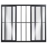 Vitro de Aluminio 4 Folhas Com Grade Anchieta Esquadrias 100 x 120cm - 1