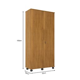 Roupeiro com 2 Portas Solteiro Gold Nature - 3
