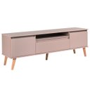 Ver imagem 5 de Rack para TV 180cm Retro MDF Rosa Dallas - On Móveis