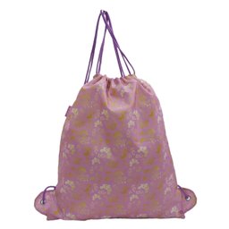 Mochila tipo Saco de Costas Infantil Princesa Sofia Rosa - 5