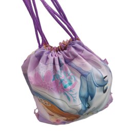 Mochila tipo Saco de Costas Infantil Princesa Sofia Rosa - 6