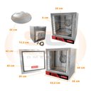 Ver imagem 4 de Forno Turbo Convector Elétrico Rotativo Inox Pizzas e Salgados 4 Bandejas Ø 35cm FCR 4 220V -