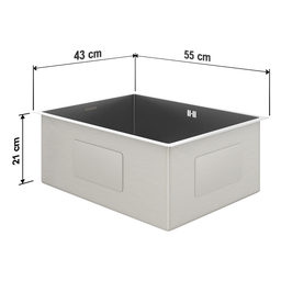 Kit Cuba Gourmet Malibú Aço Inox 304 e Torneira Gourmet Florença Monocomando Goldenx - 11