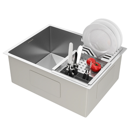Kit Cuba Gourmet Malibú Aço Inox 304 e Torneira Gourmet Florença Monocomando Goldenx - 2