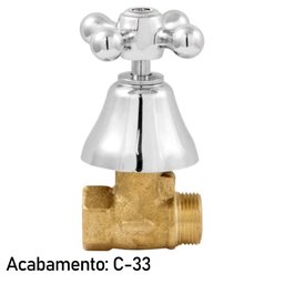 Registro de Pressão 1416 C-33 Medida 3/4 D Metais Sanitários - 5