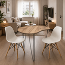 Ver imagem 1 de Mesa de Jantar Orgânica Escritório 2 Lugares 90x60