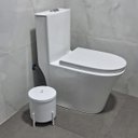 Ver mais imagens de Kit Lixeira Branca 6 L e Portal Papel Branco Level