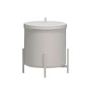 Ver imagem 4 de Kit Lixeira Branca 6 L e Portal Papel Branco Level