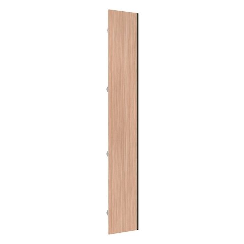 Porta Closet para Roupeiro de Canto Reto com Puxador Perfil Inox Luciane Móveis
