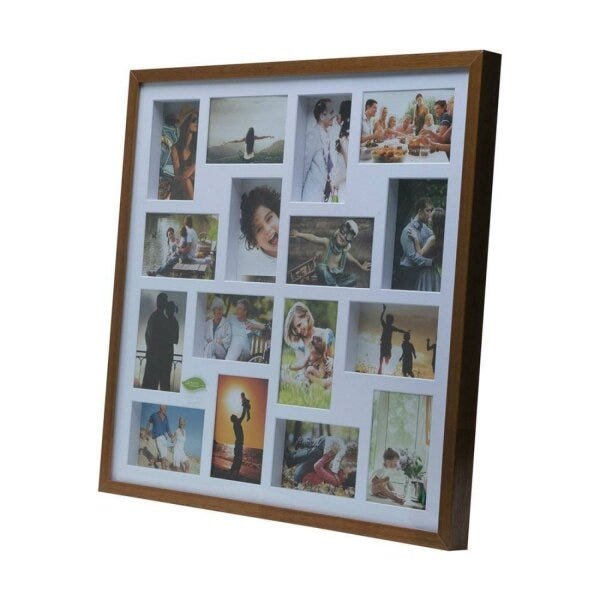 Painel de Madeira Collection para 16 Fotos 10cmx15cmcm Rojemac - 1