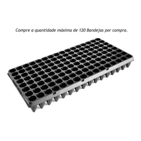 Kit 50 Bandeja Sementeira Para Produção De Mudas 128 Células
