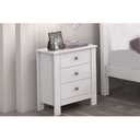 Ver imagem 6 de Mesa Cabeceira Infantil Maggiore c/ 3 Gavetas Branco - Lopas