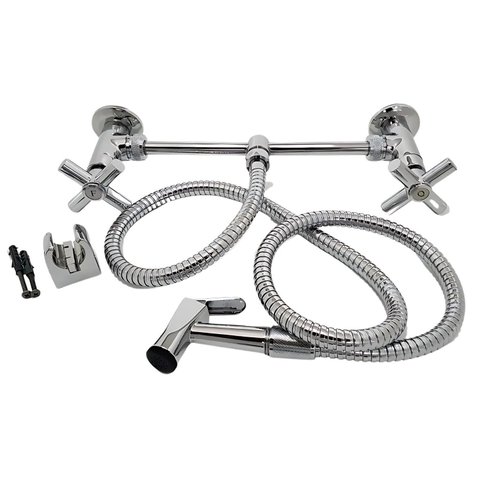 Misturador Externo Ajustável Ducha Higiênica Cromado - 23003196