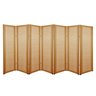 Biombo Ripado 7 Folhas c/ 14 Pezinhos - 1