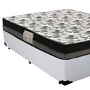 Ver imagem 3 de Cama Box Casal Sintético + Colchão Casal Ortobom Iso Dupla Face 60x138x188 Cor:branco