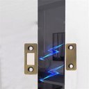 Ver imagem 5 de Fecho Magnetico Ima Inox Para Porta Fecha Trava Armario Gaveta 8 Peças Quarto Cozinha Sala Ultrafino