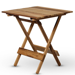 Conjunto de Mesa 70x70 e 04 Cadeiras Davos em Madeira Nobre Marcenaria Real - 2