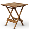 Conjunto de Mesa 70x70 e 04 Cadeiras Davos em Madeira Nobre Marcenaria Real - 2
