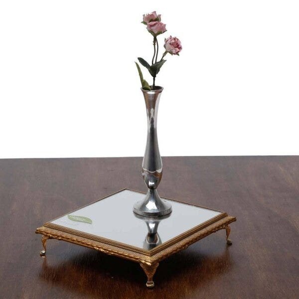 Suporte de Madeira para Vaso Provençal 25cmx25cmx5cm Rojemac - 2