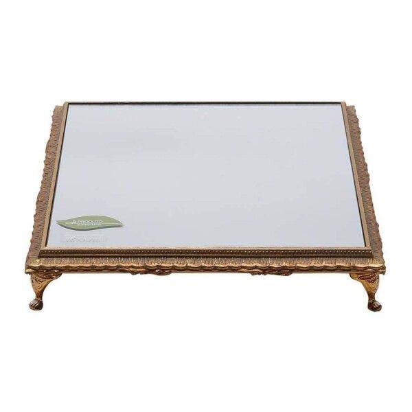 Suporte de Madeira para Vaso Provençal 25cmx25cmx5cm Rojemac - 1