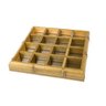 Caixa para 16 Cápsulas Dolce Gusto Bambu Espelhada 25cmx25cmx4cm Rojemac - 2