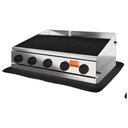 Ver imagem 1 de Charbroiler a Gás Tostando 90cm Grelha Ferro Fundido Mesa Frisada CHR90F