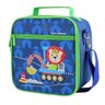 KIT Bolsa Térmica Infantil Lancheira + Squeeze + 4 Potes Escola Menino - Azul - Cachorro - 8