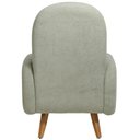 Ver mais imagens de Poltrona de Amamentação Fixa Pés Manu Dolce D02 Bouclê Verde Oliva C-199 - Lyam Decor