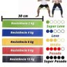 5 Faixas Elásticas Exercício Resistance Belt Fisioterapia - 5