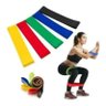 5 Faixas Elásticas Exercício Resistance Belt Fisioterapia - 1