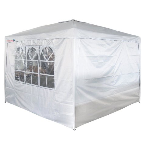 Tenda Gazebo Articulada 3x3 M com 2 Paredes Alumínio Barraca Praia Camping Sanfonada Bolsa Importway