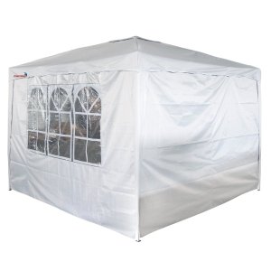 Tenda Gazebo Articulada 3x3 M com 2 Paredes Alumínio Barraca Praia Camping Sanfonada Bolsa Importway