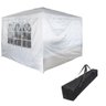 Tenda Gazebo Articulada 3x3 M com 2 Paredes Alumínio Barraca Praia Camping Sanfonada Bolsa Importway - 5