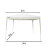 Tenda Gazebo Articulada 3x3 M com 2 Paredes Alumínio Barraca Praia Camping Sanfonada Bolsa Importway - 2