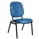 Ver imagem 7 de 02 Cadeiras Empilhável para Igrejas Evangélicas Linha Holy Azul