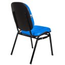 Ver mais imagens de 02 Cadeiras Empilhável para Igrejas Evangélicas Linha Holy Azul