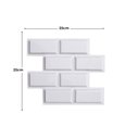 Ver imagem 3 de Kit 40 Placas PVC 3d Revestimento De Parede Tijolinho Decorativo 25 cm