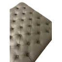 Ver imagem 2 de Puff Baú Capitonê Quadrado em Linho Rústico - Areia