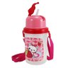 KIT Bolsa Térmica Infantil Lancheira + Squeeze Escola Menina - Rosa - Gato - 10
