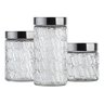 Kit 3 Potes Euro Home Mosaico Vidro Tampa de Rosquear - Aço Inox - 2