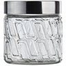 Kit 3 Potes Euro Home Mosaico Vidro Tampa de Rosquear - Aço Inox - 5